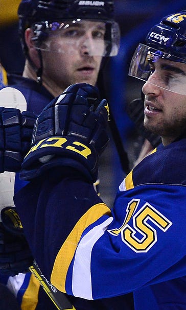 Fabbri scores hat trick in Blues' 6-3 win over Flyers